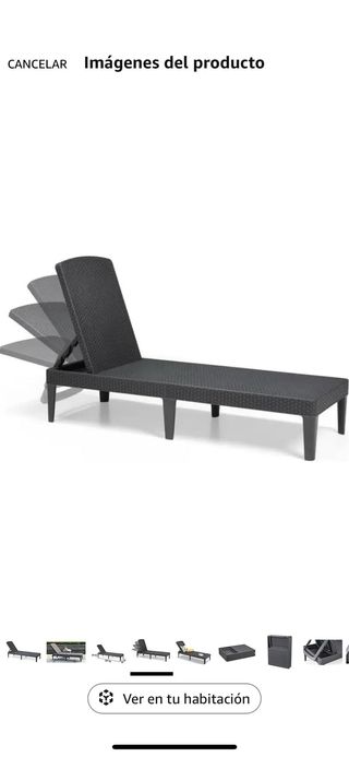 Tumbona Keter Jaipur Plegable Gris N201,202, 204