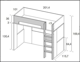LITERA CON CANAPE RMB2.