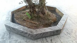 Pavimento impreso imitación piedra