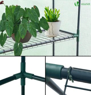 Invernadero de Jardín 143x143x195 cm (PRECINTADO)