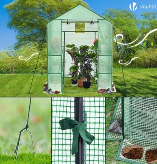 Invernadero de Jardín 143x143x195 cm (PRECINTADO)