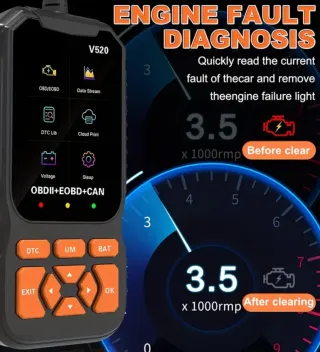 Escáner OBD2 V520 Profesional