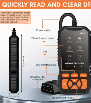 Escáner OBD2 V520 Profesional