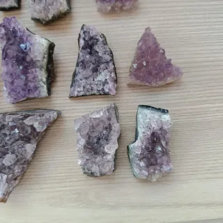 Set Ametista Grezzo Cristalli Viola