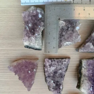 Set Ametista Grezzo Cristalli Viola