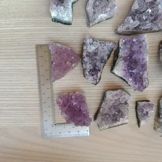 Set Ametista Grezzo Cristalli Viola