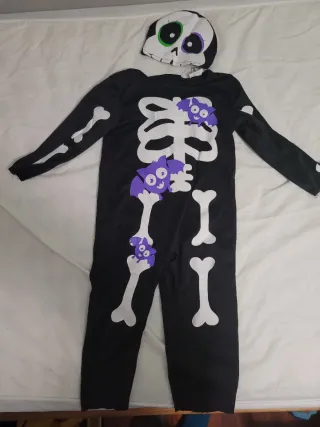 Disfraz esqueleto 2-3 años