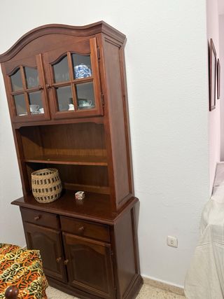 Mesa auxiliar color marron