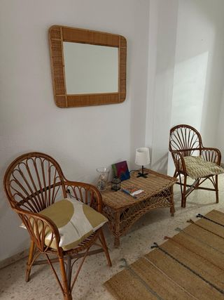 Mesa auxiliar color marron