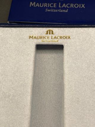 Estuche Maurice Lacroix Azul Dorado