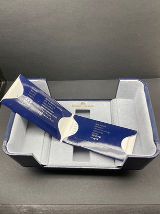 Estuche Maurice Lacroix Azul Dorado