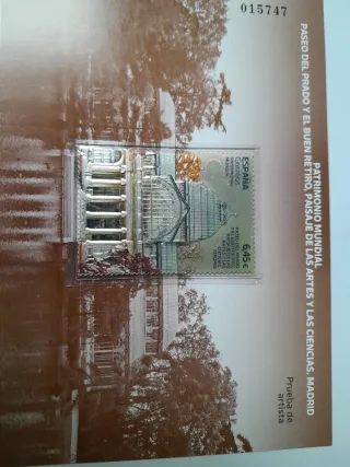 Pruebas de artista Correos 2022