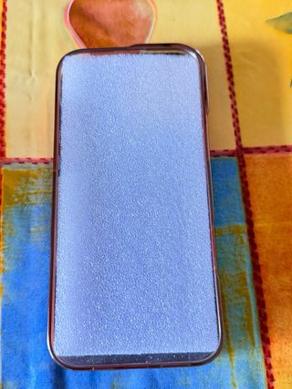 Funda iPhone 16 Pro Max Rose Gold Flores Diamantes