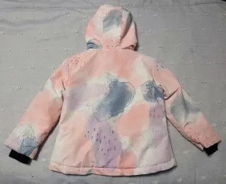 Chaqueta de nieve infantil acuarela