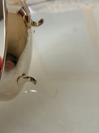 Zuccheriera ricoperta d’argento