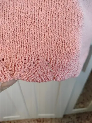 Camiseta de hilo rosa