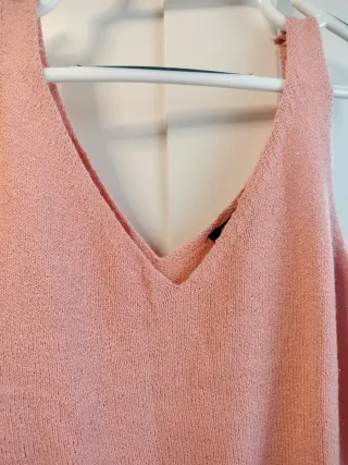 Camiseta de hilo rosa