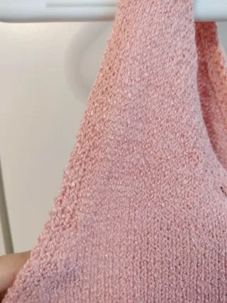 Camiseta de hilo rosa