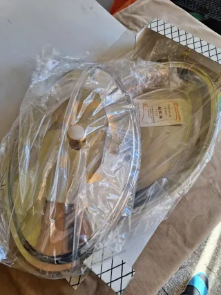 Vassoio pesciera acciaio inox/oro vintage