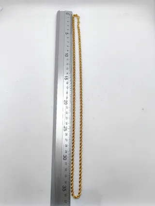 Cordón Salomónico Oro 18kt de 70cm