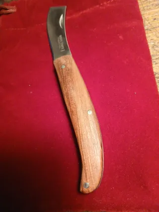 Coltellino roncola tascabile acciaio inox