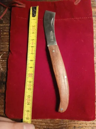 Coltellino roncola tascabile acciaio inox