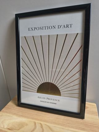 Poster Exposition D'Art con cornice