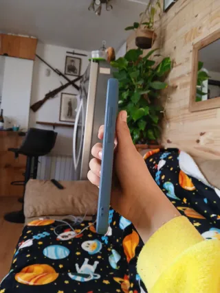 Funda de móvil azul