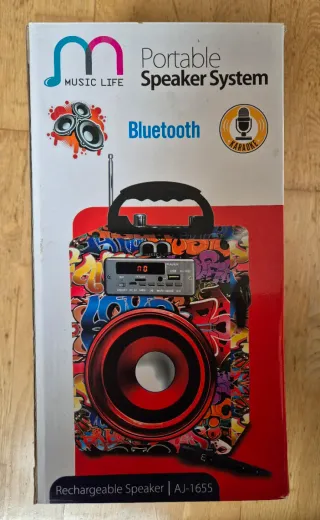 Radio Karaoke Portátil con Micrófono