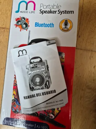 Radio Karaoke Portátil con Micrófono