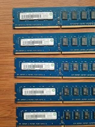 10 x 8GB DDR4 ramaxel RAM Ecc 2133r