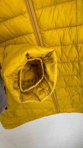 Chaqueta de plumas Forclaz amarilla