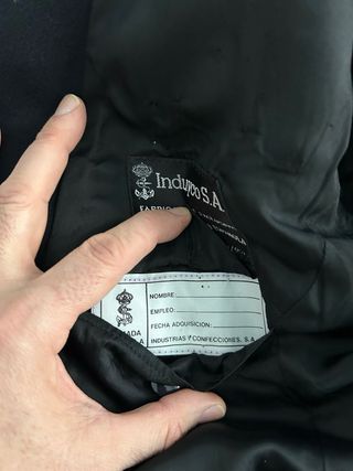 Chaqueta Cruzada Armada Española