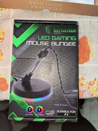 Battletron LED Gaming Mouse Bungee Nero/Multicolor