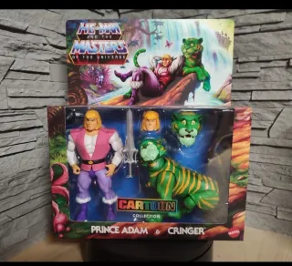 Masters Universe Prince Adam & Cringer Cartoon