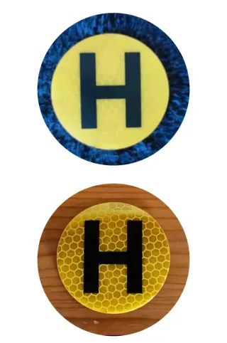 2 PEGATINAS H VEHÍCULO HISTÓRICO HOMOLOGADAS