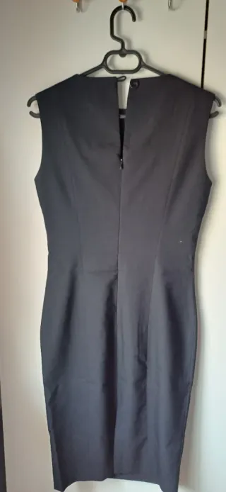 Vestido Zara Midi Negro Talla M