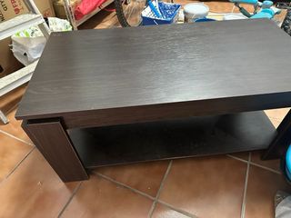 Mesa de salón elevable madera