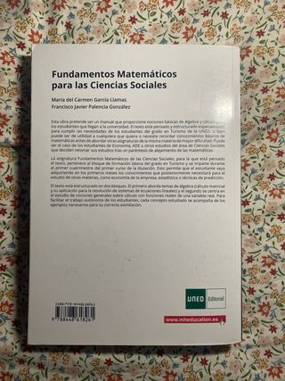 Fundamentos matematicos para Ciencias Sociales