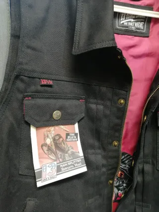 Gilet motociclista 13 1/2 denim black edition