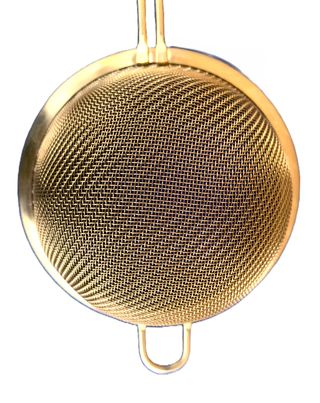 Colino Zara Home oro maglia fine manico in legno