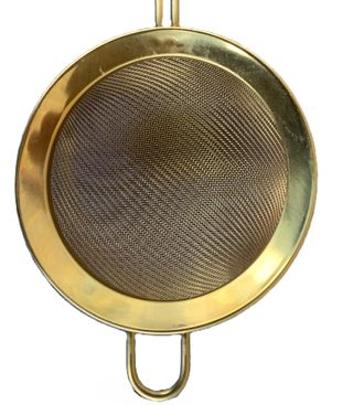 Colino Zara Home oro maglia fine manico in legno