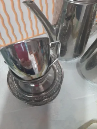 Juego café acero inoxidable