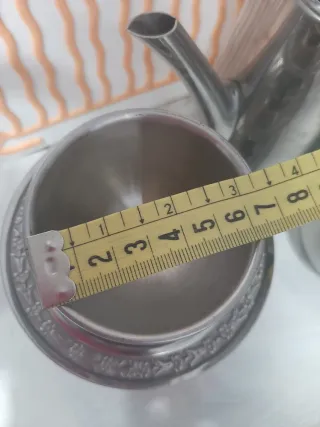 Juego café acero inoxidable