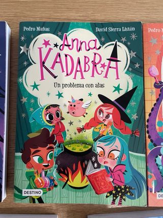 Libros de niñ@ Anna Kadabra del #1 al #5 inclusive