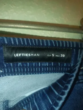 Pantalón Vaquero Jogger Lefties Azul