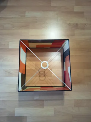 Pantalla de lámpara cuadrada