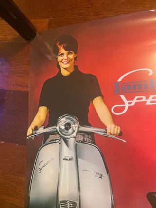 2 Carteles Publicitarios Lambretta Scooter