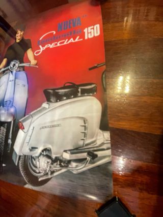2 Carteles Publicitarios Lambretta Scooter