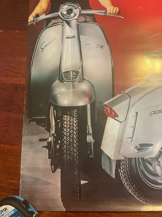 2 Carteles Publicitarios Lambretta Scooter